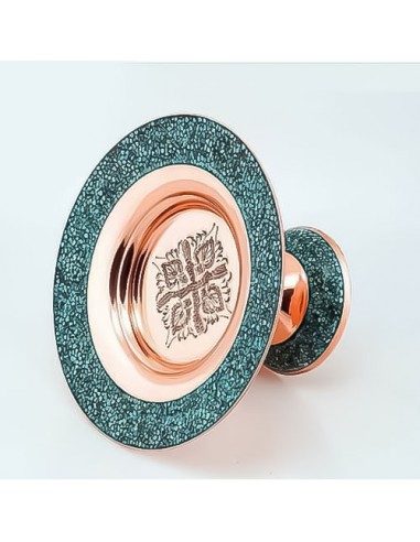 Turquoise Confectionery Serving Dish SV