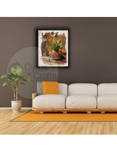 Acrylic Painting Cardboard "The Unpretentiousness AG-788"