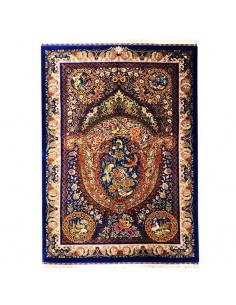 Qom Hand-Knotted All Silk Rug Rc-218 full view