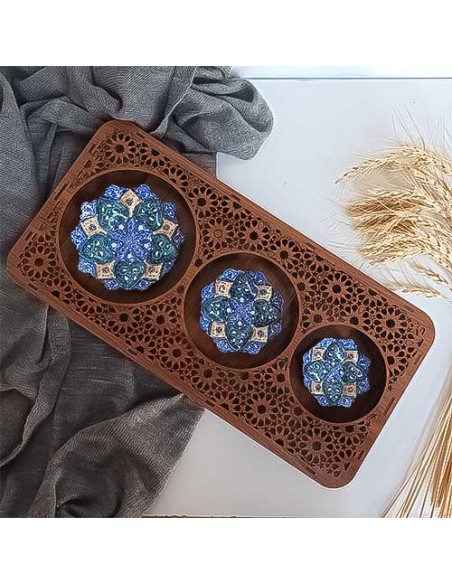 Decorative Minakari Handmade Dish Set OF Decorative Minakari Handmade Dish Set OF