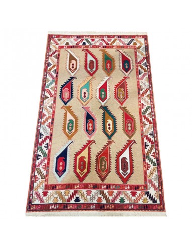 Tabriz Hand-Knotted Wool Kilim Rc-221 full view