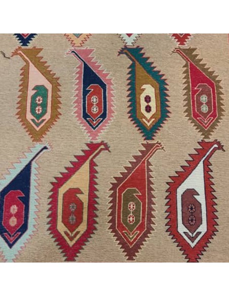 Tabriz Hand-Knotted Wool Kilim Rc-221 zoom in