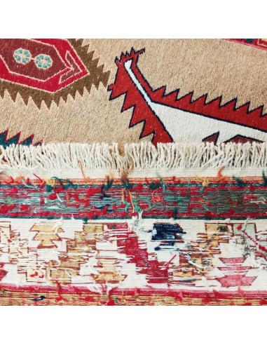 Tabriz Hand-Knotted Wool Kilim Rc-221 back view