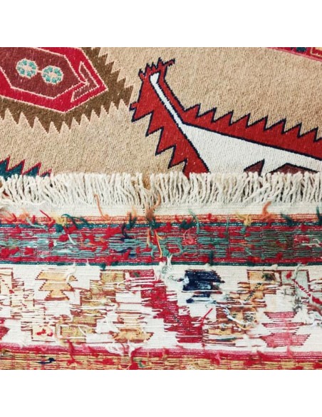 Tabriz Hand-Knotted Wool Kilim Rc-221 back view