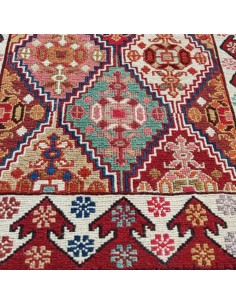 Hand-Knotted Wool Kilim Rc-223 2