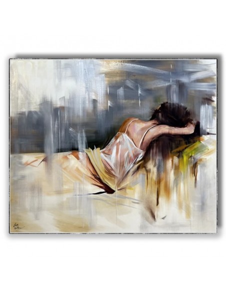The Condemned Woman AG-800 Oil Painting Canvas full view