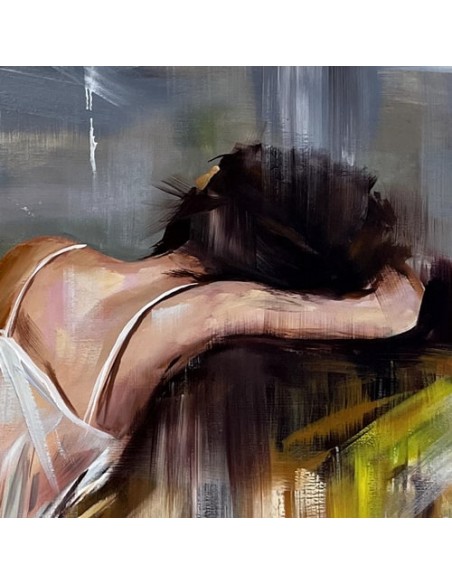 The Condemned Woman AG-800 Oil Painting Canvas upper zoom in