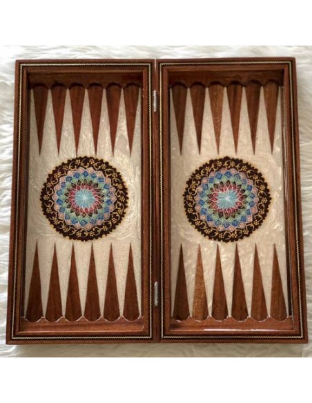 Woodcarving Backgammon