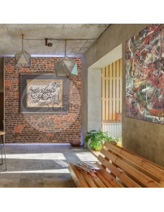 Wa In Yakād AG-808 (Vanyakad) Silk Tableau Rug Calligraphy 2