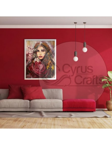 Rose Refinement AG-812 Oil Painting Canvas in Decor