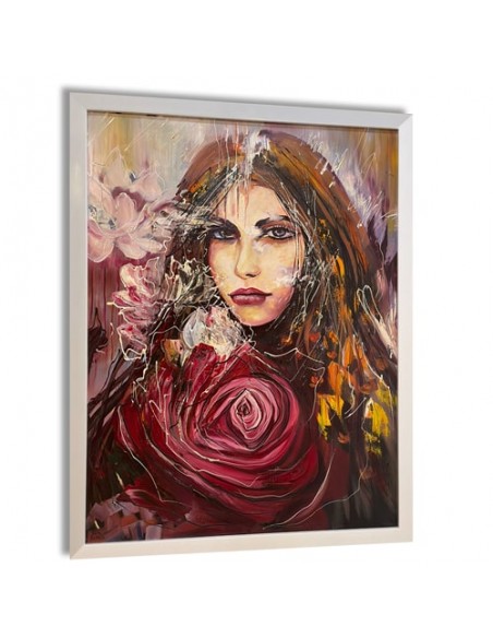 Rose Refinement Painting Canvas
