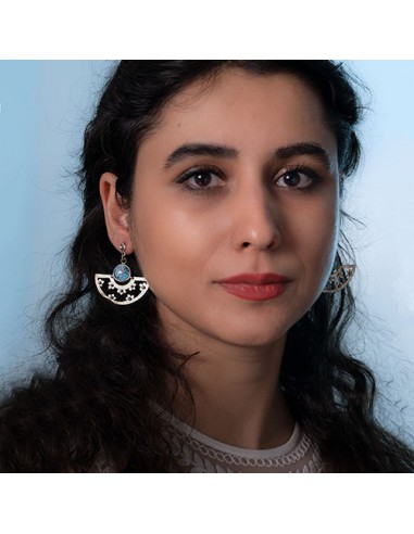 Blue Turquoise & Silver Earrings | Special Earrings