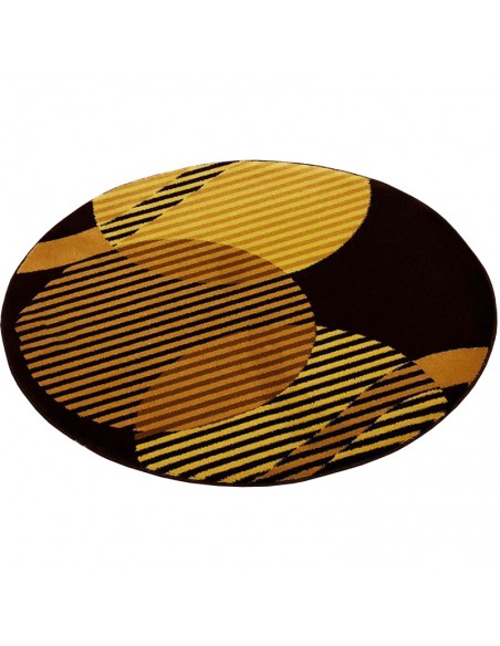 Heatset Round Retro Rug Rc-232 full view