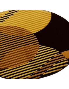 Heatset Round Retro Rug Rc-232 full view 2