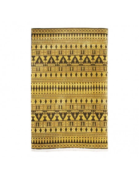 Shiraz Gold and Black Modern Rug Rc-233 full view