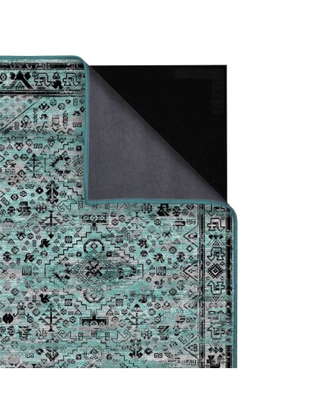 Persian Blue Vintage Rug Rc-234 side view Persian Blue Vintage Rug Rc-234 side view