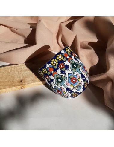 Hand-Painted Minakari Mug | Persian Meenakari Handmade Cup