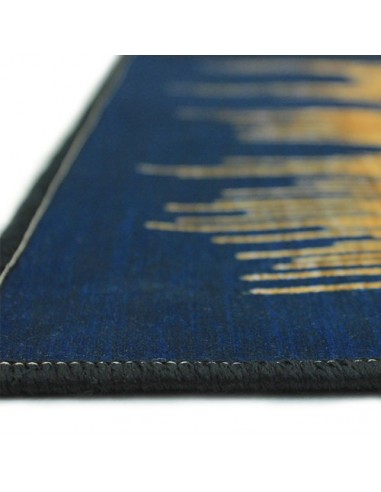 Double Layer Navy Blue Calligraphy Rug Rc-235 zoom in