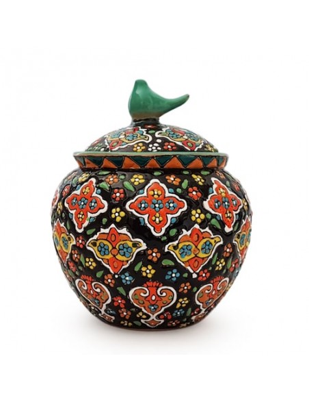 Hand-Made Modern Minakari Candy Pot/Bowl AC-881 fv