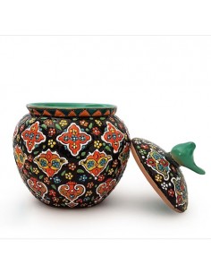Hand-Made Modern Minakari Candy Pot/Bowl AC-881 fv 2