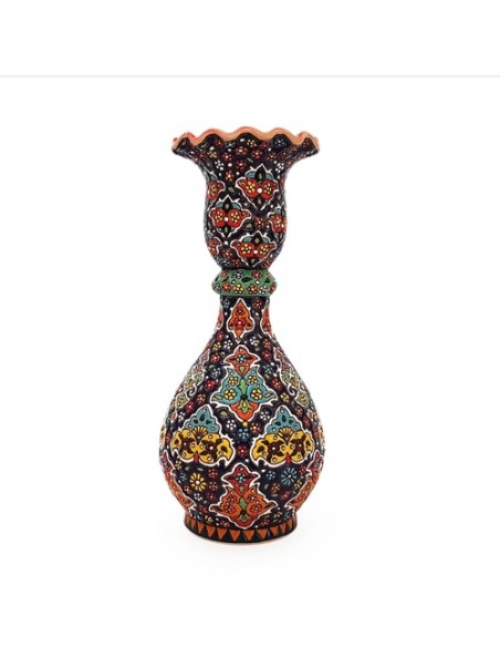 Hand-Painted Modern Minakari Vase AC-884 fv Hand-Painted Modern Minakari Vase AC-884 fv
