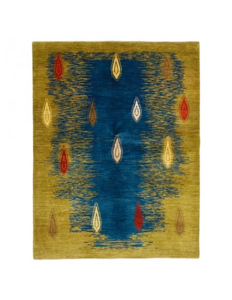 Persian Blue/Green Gabbeh Rug Rc-244 full view