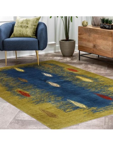 Persian Blue/Green Gabbeh Rug Rc-244 in decoration