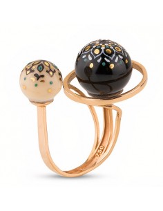 Hand Made Minakari Gold Ring AC-900 fv