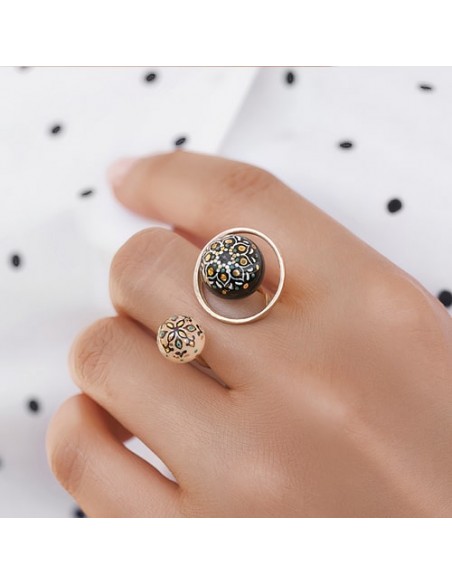 Hand Made Minakari Gold Ring AC-900 iu2