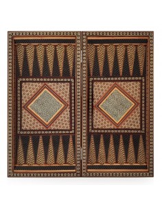 Wood Inlay Chessboard & Backgammon HC-903 fvf 2