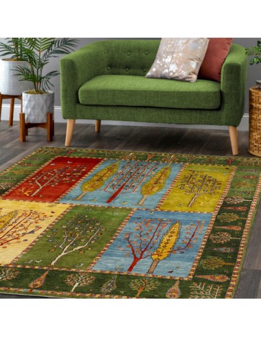 Persian Hand-knotted Gabbeh Rug Rc-247 in decoration