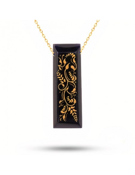 Hand Painted Meenakari Gold Necklace AC-914 fv