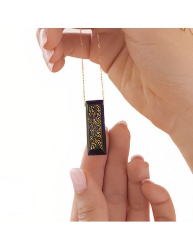 Hand Painted Meenakari Gold Necklace AC-914 oh