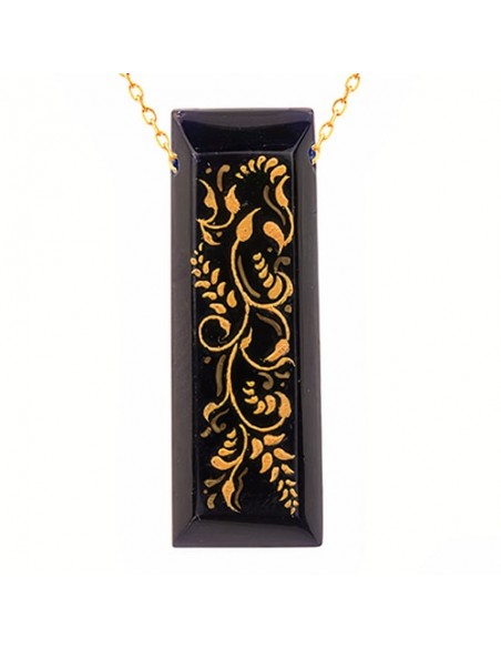 Handmade Minakari Gold Necklace | Persian Meenakari Jewelry