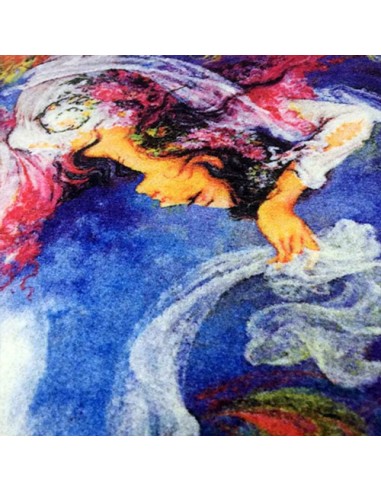 Woman AG-144 miniature tableau rug Zoom In-2