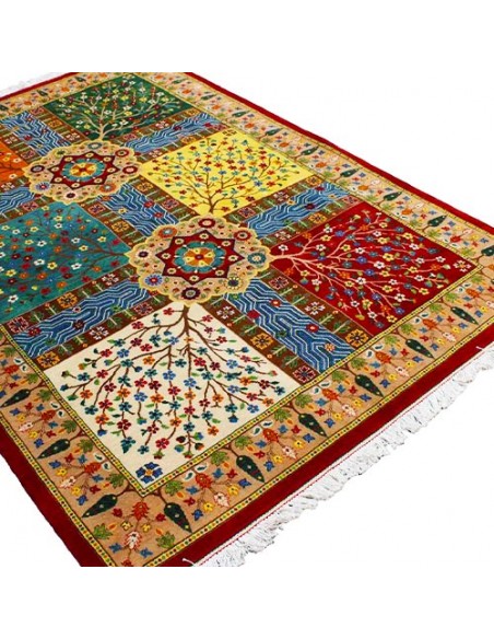 Persian Hand-knotted Rug With Unique Design Rc-253 Persian Hand-knotted Rug With Unique Design Rc-253
