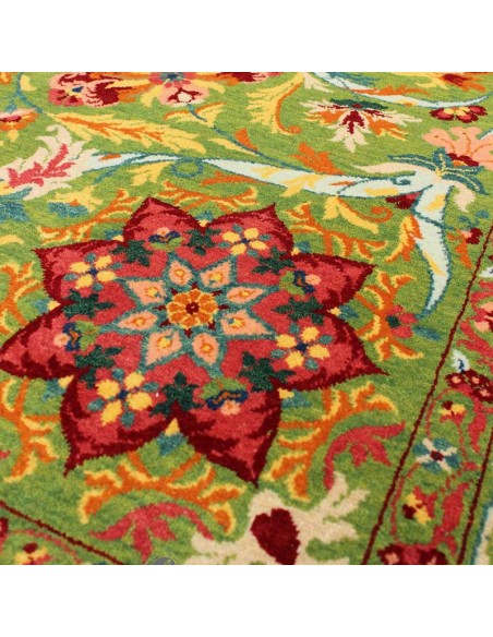 Persian Green Wool Carpet Rc-257 pattern