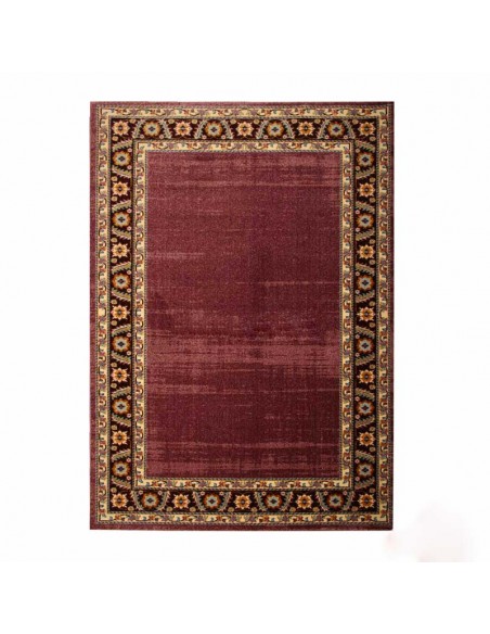 Machine-woven red Area Rug Rc-258