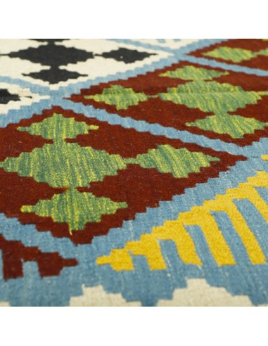 Persian Handmade Kilim Rug With Qashqai Design Rc-259 | Kilim