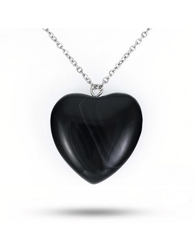 10K Black Hills Gold Coleman Co Onyx Heart Necklace with 19