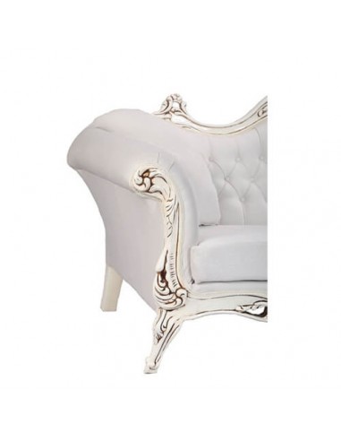 white wooden sofa - woodcarvings
