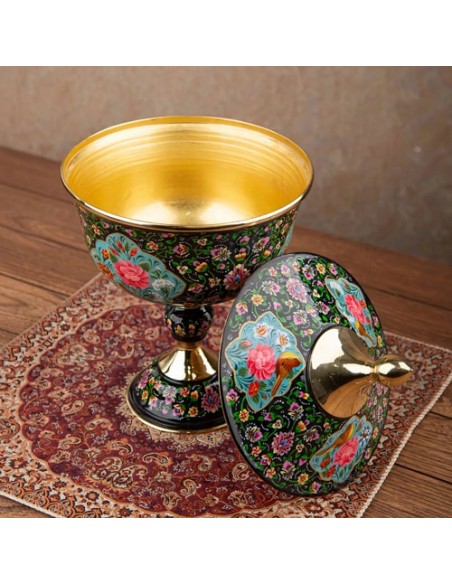 Hand Painted Modern Minakari Bowl & Vases 3 Pcs HC-956 bfv3 Hand Painted Modern Minakari Bowl & Vases 3 Pcs HC-956 bfv3