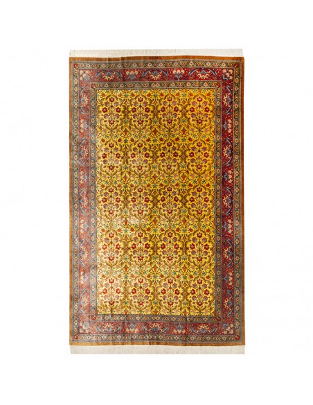Qom Handmade All Silk Luxury Rug Rc-261 full view