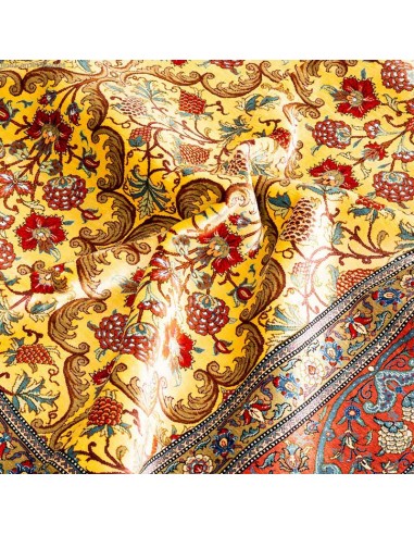 Qom Handmade All Silk Luxury Rug