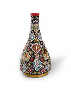 Hand Painted Modern Minakari Flower Pot HC-961 fv