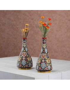 Hand Painted Modern Minakari Flower Pot HC-961 fv 2