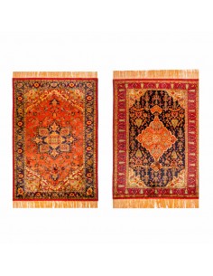 Khorasan Hand-woven Ornamental Reversible All Silk Rug Rc-262