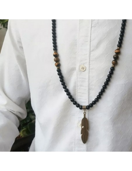 Bohemian Style Feather Necklace | Zana Horse