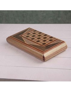 Handmade Wood Inlay Backgammon & Chessboard HC-977 fv 2