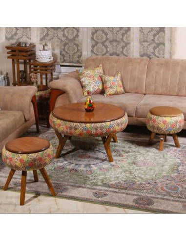 colorful-pouf-coffee-tables-with-brown-legs